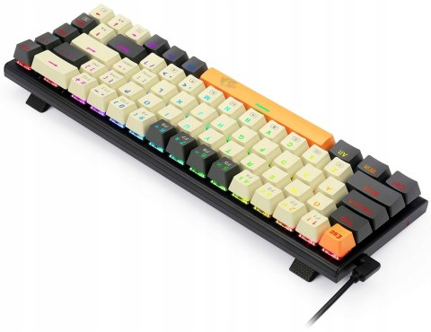 Klawiatura Redragon Ryze K633c Rgb Przewodowa Kolorowa Podświetlana