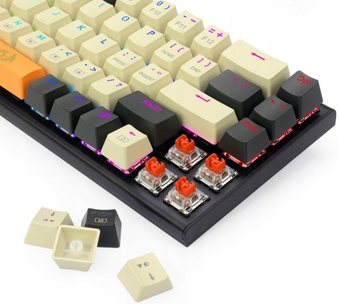Klawiatura Redragon Ryze K633c Rgb Przewodowa Kolorowa Podświetlana