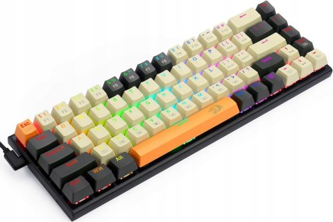 Klawiatura Redragon Ryze K633c Rgb Przewodowa Kolorowa Podświetlana