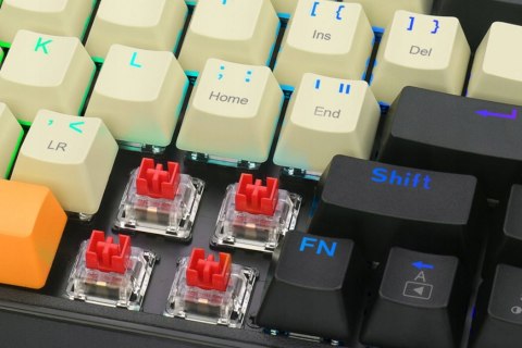 Klawiatura Redragon Ryze K633c Rgb Przewodowa Kolorowa Podświetlana