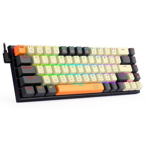 Klawiatura Redragon Ryze K633c Rgb Przewodowa Kolorowa Podświetlana