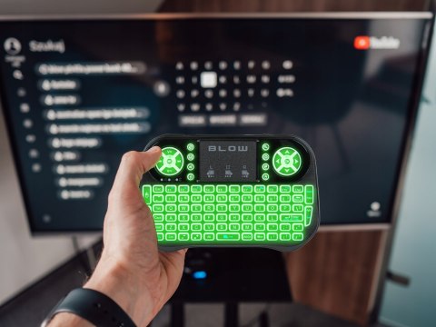 Mini Klawiatura Bezprzewodowa Blow Z Touchpadem I Podświetleniem Led