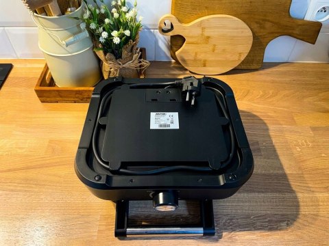 Mocna Gofrownica Mpm Mgo-40 Duża Moc 1500W Czarna Wysoka Jakość