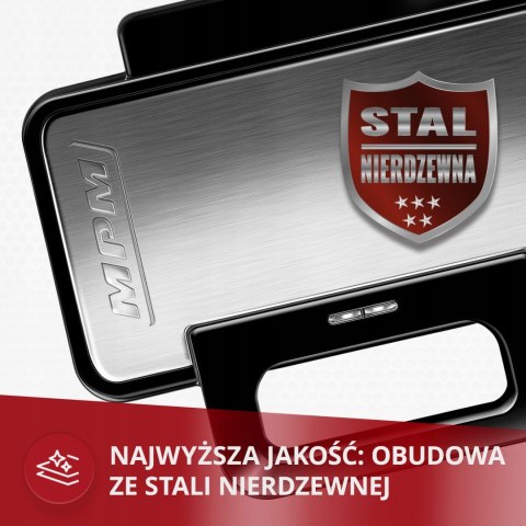 Opiekacz Do Kanapek 3W1 Gofrownica Grill Mpm Mop-43M Mocny Wielofunkcyjny