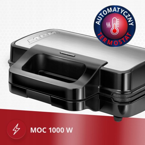 Opiekacz Do Kanapek 3W1 Gofrownica Grill Mpm Mop-43M Mocny Wielofunkcyjny