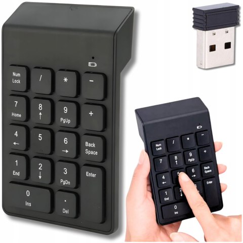 Bezprzewodowa Klawiatura Numeryczna Bluetooth Do Pc Laptopa Tableta Usb Bt