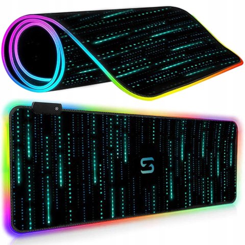 Duża Gamingowa Podkładka Pod Mysz Myszkę Na Biurko Do Komputera Pc Xxl Rgb