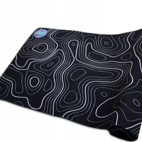 Duża Podkładka Pod Myszkę Mysz 90X40 Xxxl Kbcustom Dla Graczy Faza V2 Black