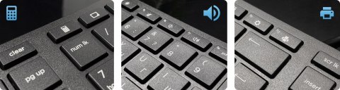 Hp Pro!| Cicha Biurowa Klawiatura Usb| Układ Pl /Us + Cyrylica |Czarna Slim