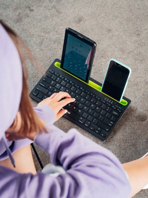 Klawiatura Bezprzewodowa Bluetooth Smart Tv Telefon Tablet Laptop Ios