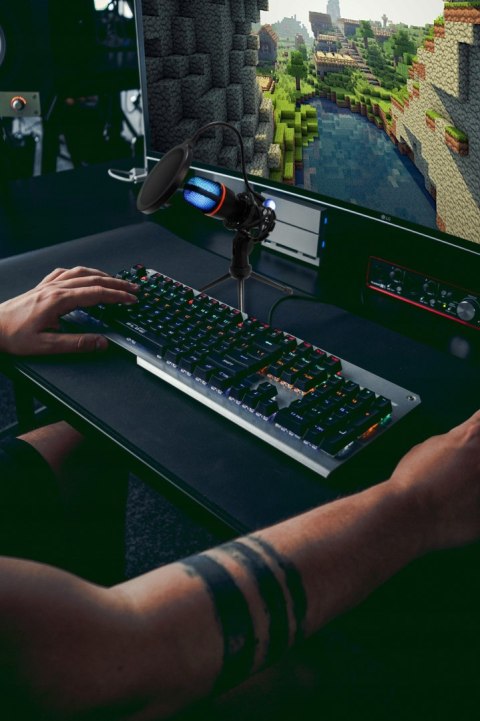 Klawiatura Gamingowa Mechaniczna Podświetlana Rgb Dla Graczy