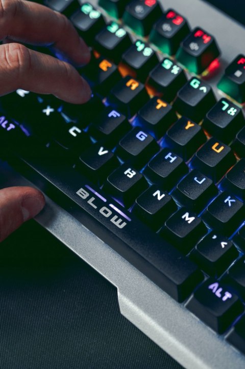 Klawiatura Gamingowa Mechaniczna Podświetlana Rgb Dla Graczy