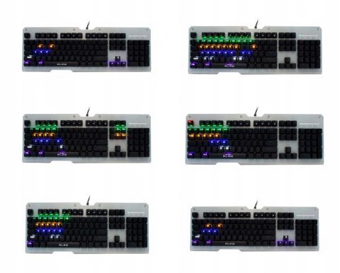 Klawiatura Gamingowa Mechaniczna Podświetlana Rgb Dla Graczy