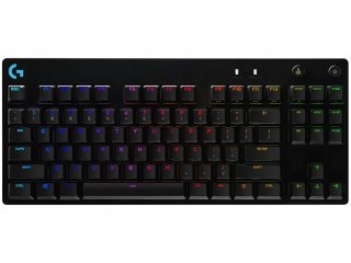 Klawiatura Logitech G Pro X Shroud Czarna Mocna Led Podświetlana