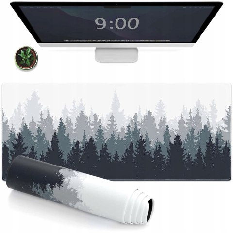 Mata Ochronna Na Biurko Xl 80X40 Cm W Wzór Lasu - Alogy Do Kontroli Masy Ciała