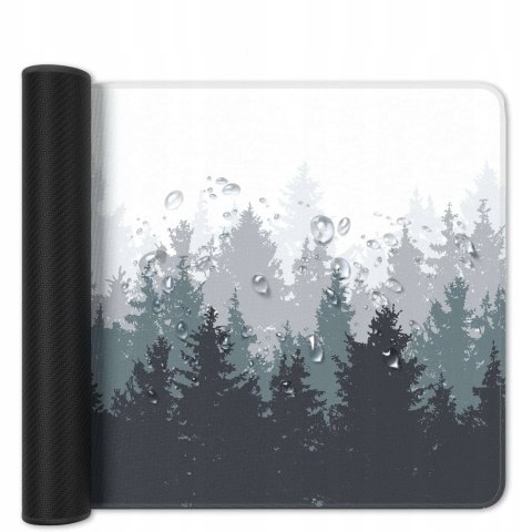 Mata Ochronna Na Biurko Xl 80X40 Cm W Wzór Lasu - Alogy Do Kontroli Masy Ciała