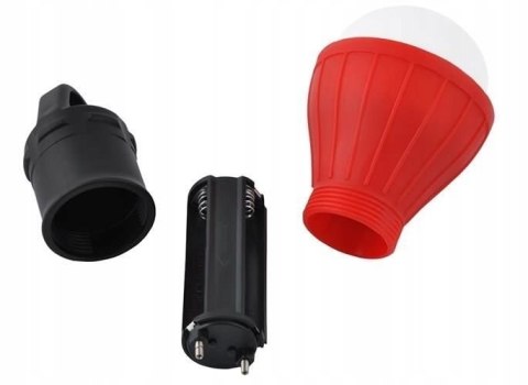 Lampka Lampa Turystyczna Led Żarówka Namiot Biwak Czerwona Mocna