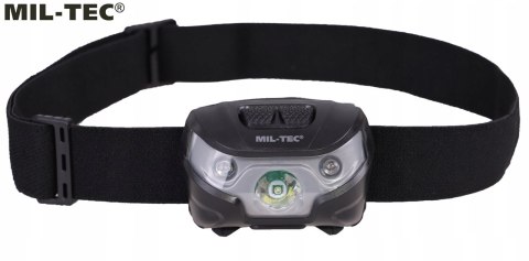 Latarka Czołowa Czołówka Mil-Tec 200 Lumenów Led Cree Xpe Biała Czerwona
