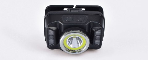 Latarka Czołowa Led 5W+Cob Ip65 5000K 410Lm Micro Usb Czołówka