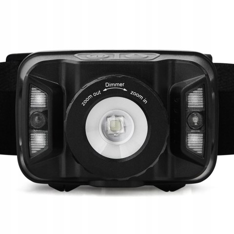 Latarka Czołowa Led Beon Blackhawk Pro 360Lm Z Akumulatorem Usb