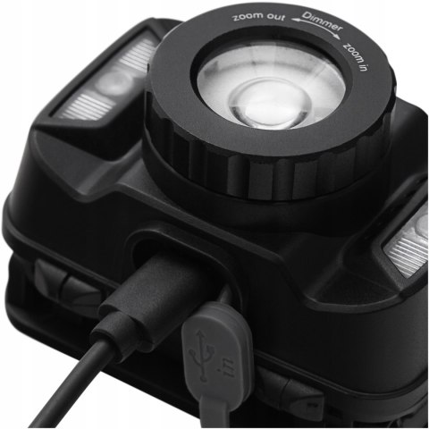 Latarka Czołowa Led Beon Blackhawk Pro 360Lm Z Akumulatorem Usb