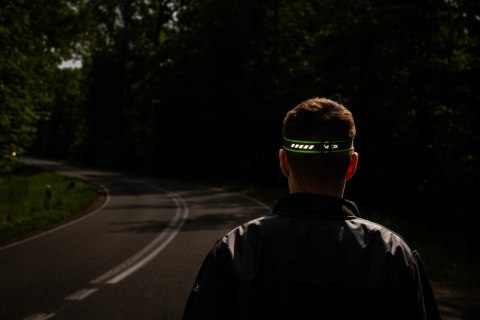 Latarka Czołowa Led Zoom Akumulatorowa Lekka Czołówka Usb-C 800Lm Pro Vayox