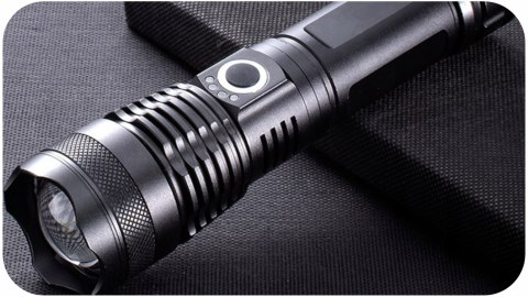 Latarka Led Taktyczna Zoom Akumulatorowa Wojskowa Wodoodporna Usb Mocna