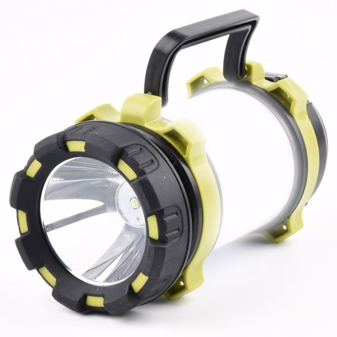 Mocna Latarka Lampa Warsztatowa Wojskowa Akumulatorowa Led Usb Z Uchwytem