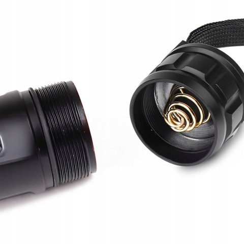 Mocna Latarka Taktyczna Led Xhp90 Zoom Survivalowa Cree Akumulatorowa Usb