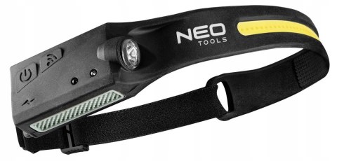 Neo Latarka Czołowa Cob+Xpe Led Belt 2W1 Usb-C Ipx4 350Lm Sensor 99-097