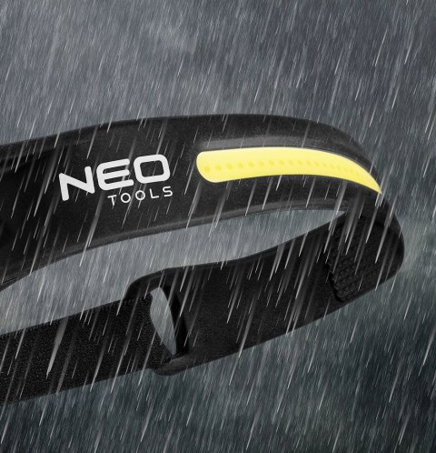 Neo Latarka Czołowa Cob+Xpe Led Belt 2W1 Usb-C Ipx4 350Lm Sensor 99-097