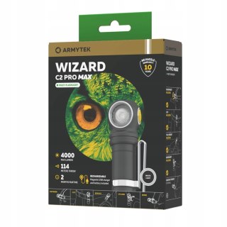 Bardzo Mocna Latarka Czołowa Czołówka Armytek Wizard C2 Pro Max 4000Lm Usb