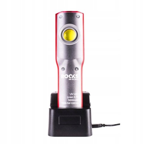 Lampa Inspekcyjna Uv Cob Led 10W Rooks, Akumulatorowa, Wodoodporna