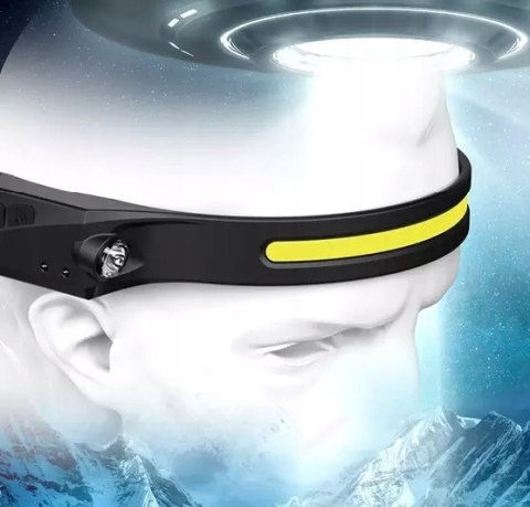 Latarka Czołowa Na Czoło Na Głowe Waterproof Mocna Wodoodporna