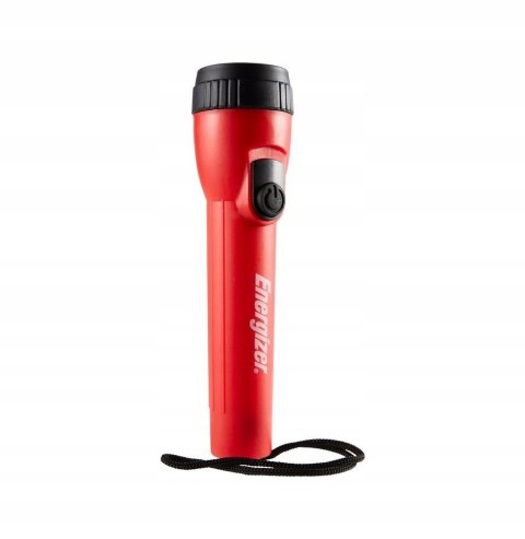 Latarka Energizer Plastic Led 2*Aa 25Lumens Mocna Czerwona Czarna