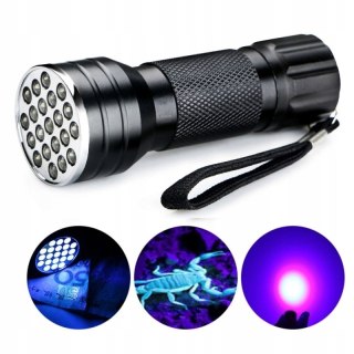 Latarka Lampa Uv Led Ultrafiolet Do Kleju Tester Bursztyn Klima Paznokcie