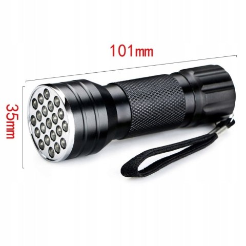 Latarka Lampa Uv Led Ultrafiolet Do Kleju Tester Bursztyn Klima Paznokcie