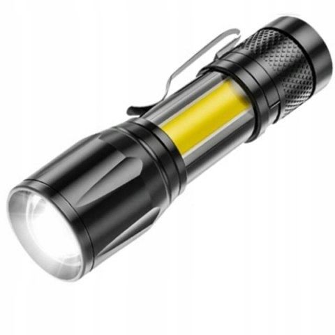 Latarka Led 4 Szt Zestaw Taktyczna Akumulatorowa Led Cree Xm-L T6 I Q5 Zoom