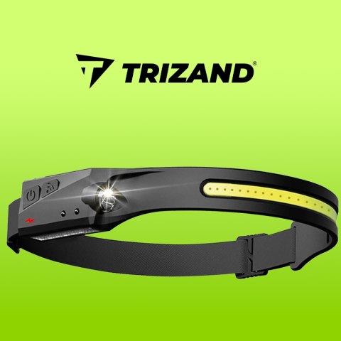 Latarka Led Czołowa Usb C Mocna Czołówka Na Głowę Czarna Mocna
