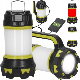 Latarka Led Kempingowa Turystyczna Biwakowa Hak Lampa Podręczna Szperacz