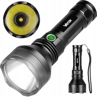 Latarka Led Taktyczna Wojskowa Lampa Akumulatorowa Ipx5 Usb-C Edc Pro Vayox