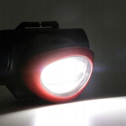 Mocna Latarka Czołowa Led Reflektor Na Głowę Cob Czołówka Czarna