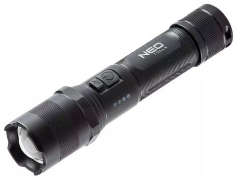 Neo Latarka Klasyczna Akumulatorowa Usb Osram P9 Led 1000Lm 4 Funkce 99-035