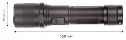 Neo Latarka Klasyczna Akumulatorowa Usb Osram P9 Led 1000Lm 4 Funkce 99-035