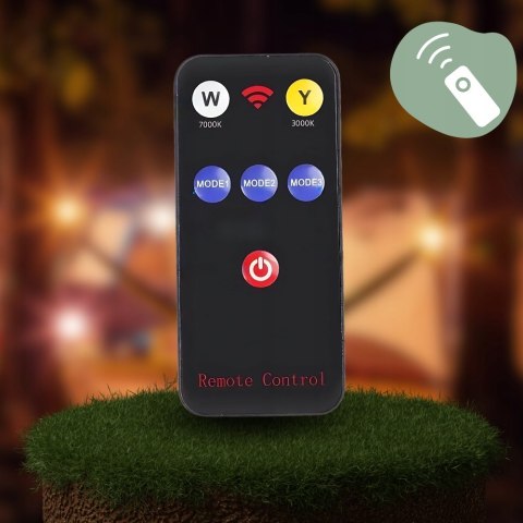 Duża Lampa Turystyczna 2400 Mah Latarka Kempingowa Led Powerbank Solarna