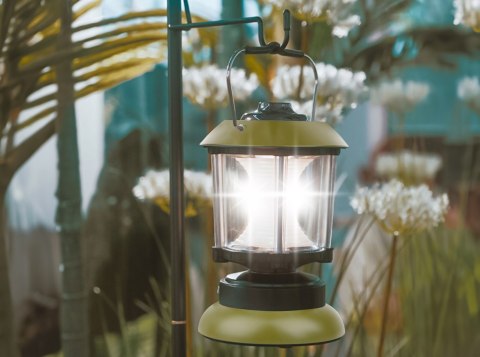 Lampa Kempingowa Turystyczna Latarnia Led Na Akumulator Mocna