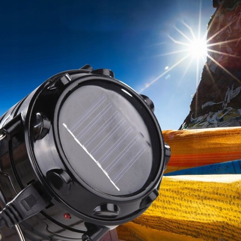 Lampa Turystyczna Akumulator Kempingowa Solar Led Powerbank Eko