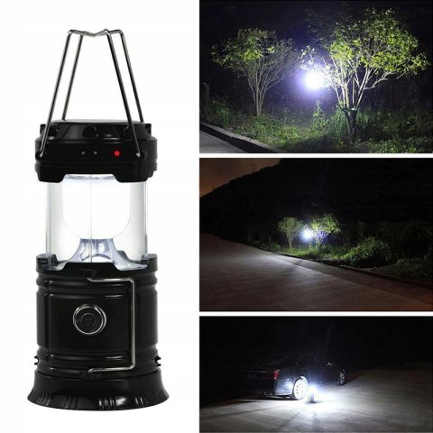 Lampa Turystyczna Akumulator Kempingowa Solar Led Powerbank Eko