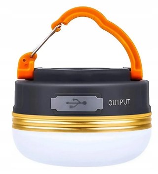 Lampa Turystyczna Latarka Kempingowa Led Powerbank Pod Namiot Biwakowa