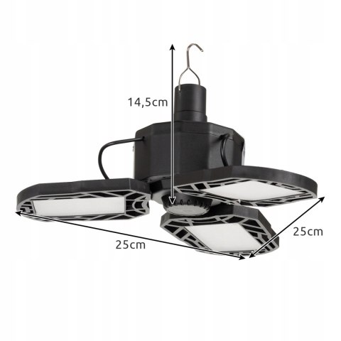 Lampa Turystyczna Solarna Led Kempingowa Biwakowa Lampka Pod Namiot Biwak
